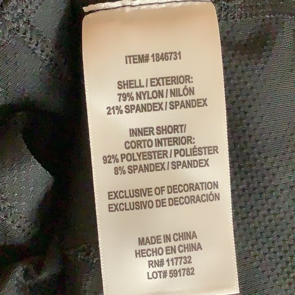 Soybu Size XXL Skort Black Skirt Inner-Shorts Pockets Elastic Waist Stretch. New - Picture 7 of 8